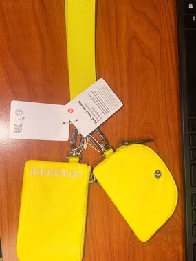 lululemon athletica Yellow Key & Card Holder Lanyard